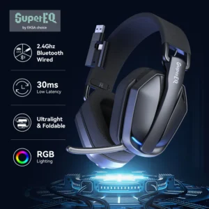 Casque gaming sans fil – SuperEQ G19BT