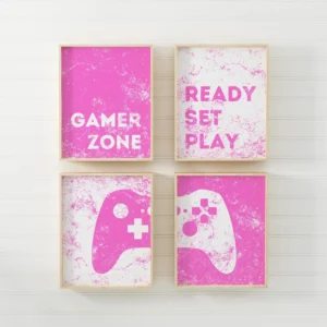 Poster Manette Rose